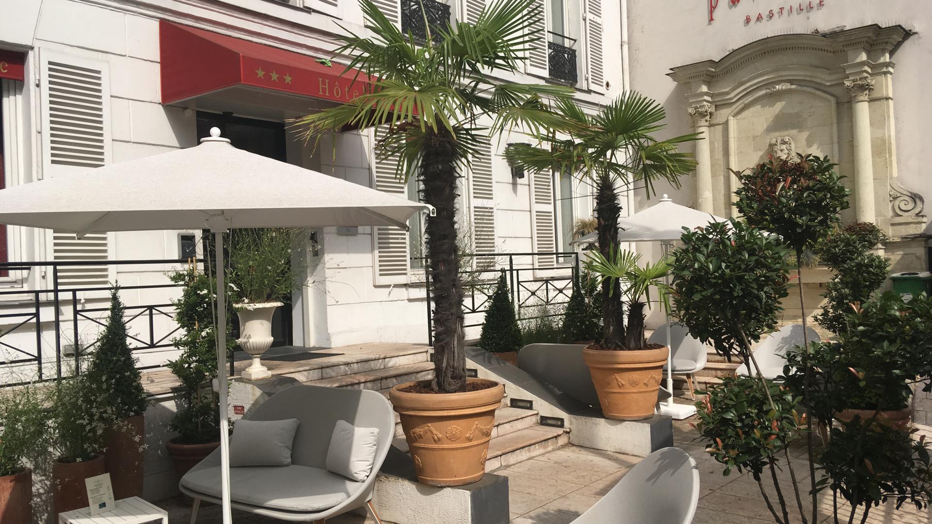Une terrasse à Paris