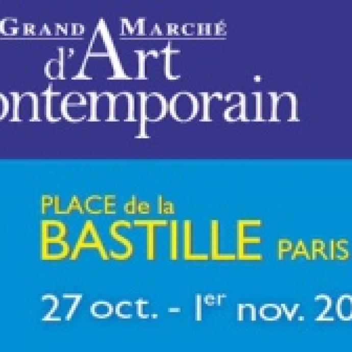 Grand Marché d'Art Contemporain & Salon du Livre, place de la Bastille 