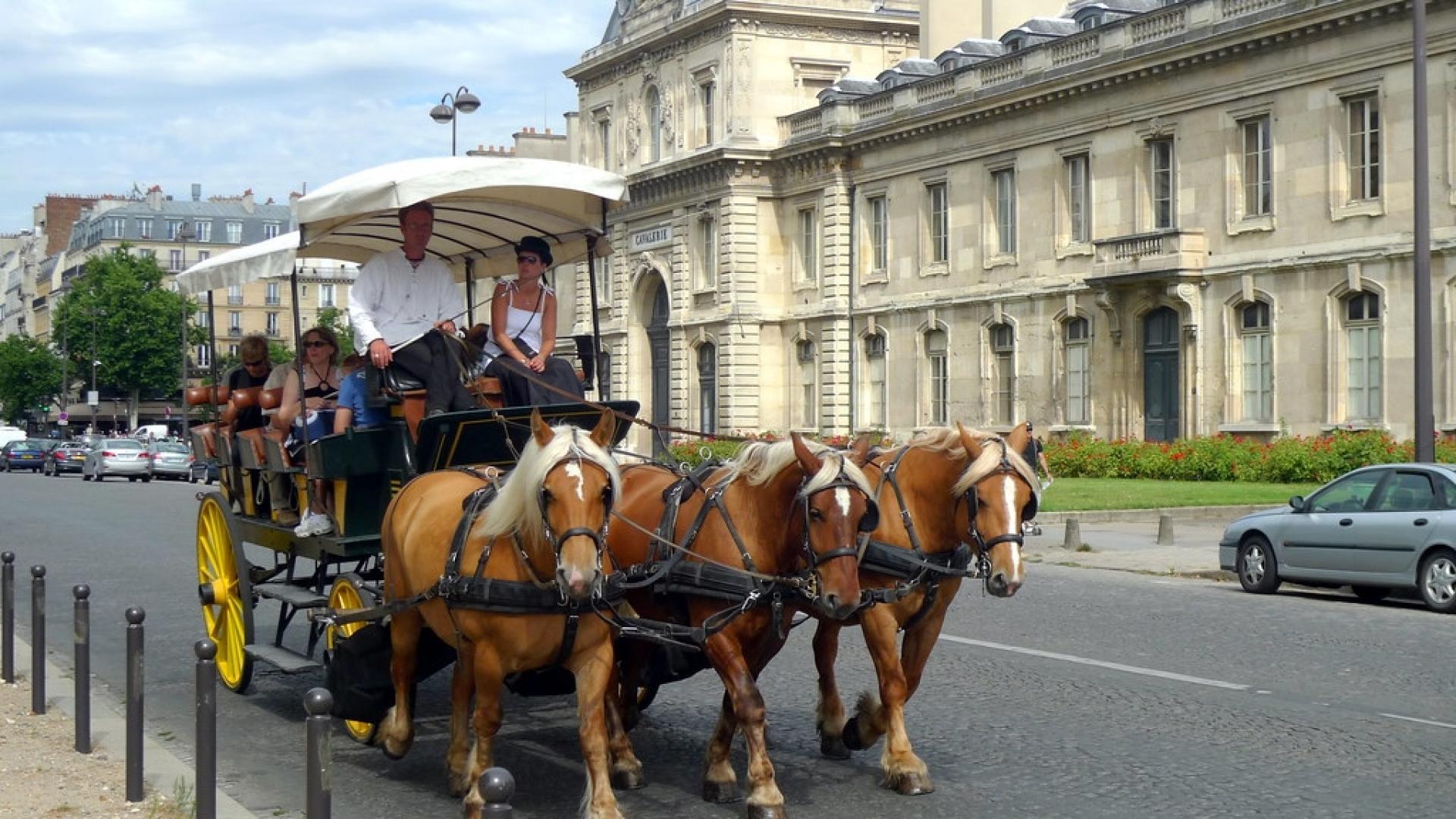 Paris by horse-drawn carriage; take a timeless ride