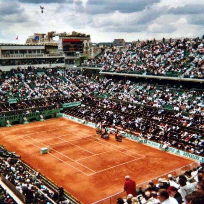 A major tennis event at the Stade Roland Garros