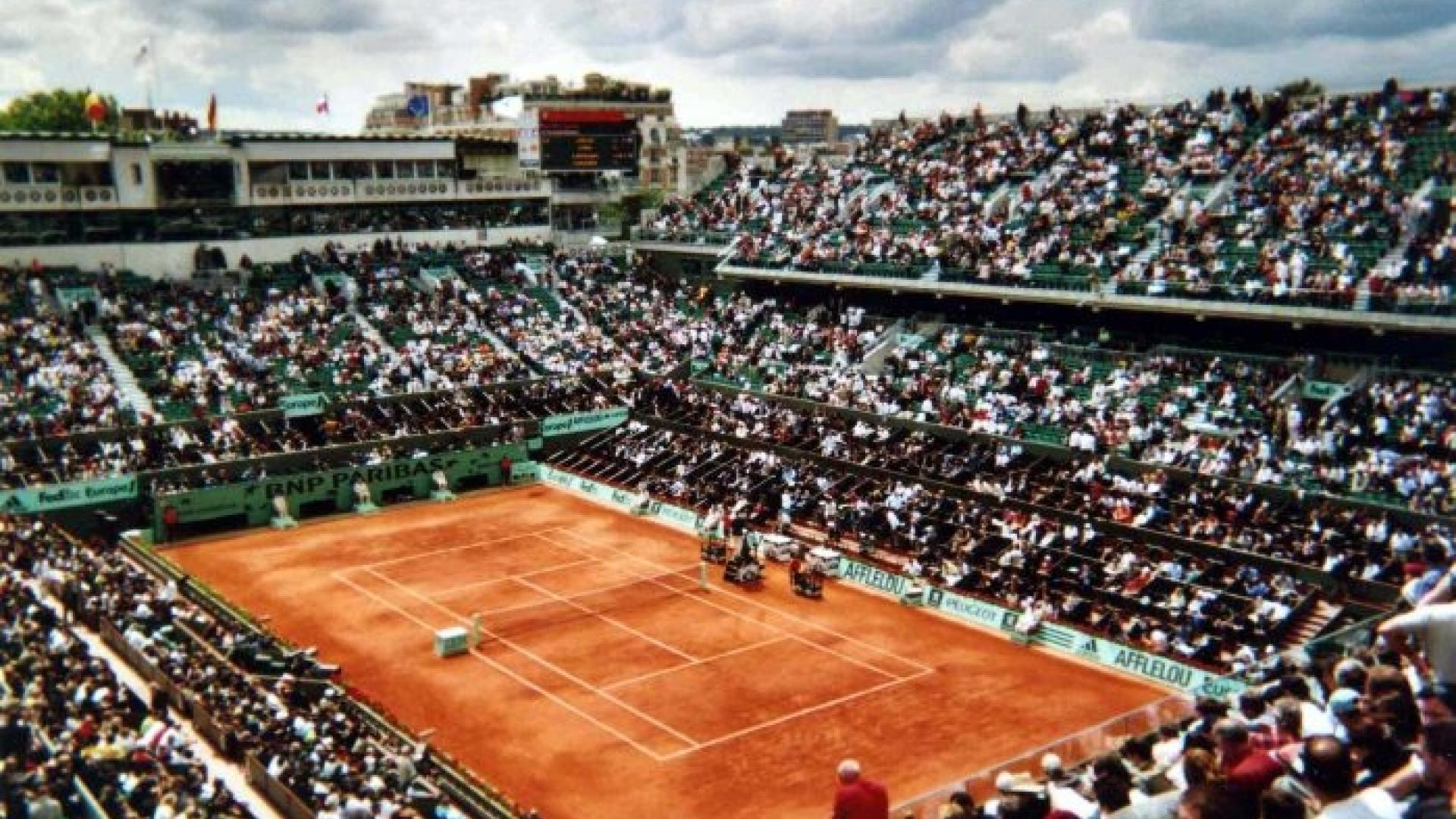 A major tennis event at the Stade Roland Garros