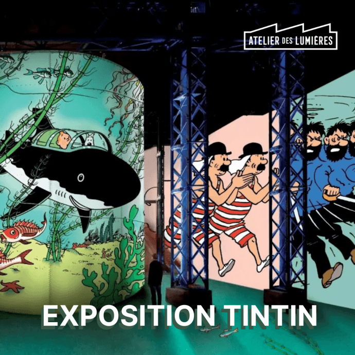 Atelier des Lumières Expositions TINTIN